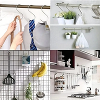 S-shaped metal hooks.