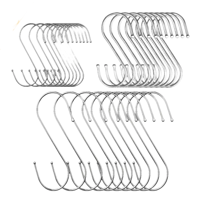 Sweetheart's 10pcs Stainless Steel Shaped Hook Set