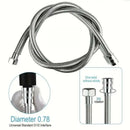 Shower Hose Upgrade Stainless Steel Shower Tube Anti-Kink and Leak-Proof High Pressure Resistance Universal G 1/2