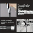 Shower Hose Upgrade Stainless Steel Shower Tube Anti-Kink and Leak-Proof High Pressure Resistance Universal G 1/2