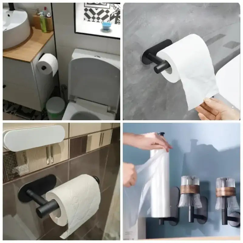 Handy Home Paper Towel Holder Storage Solution