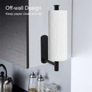 ASelf-Adhesive Paper Towel Holder for Kitchen Cabinet,Bathroom Tissue and Towel Holder,Plastic Wrap and Roll Paper