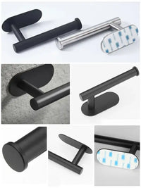 ASelf-Adhesive Paper Towel Holder for Kitchen Cabinet,Bathroom Tissue and Towel Holder,Plastic Wrap and Roll Paper