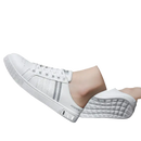 White fashion sneakers.