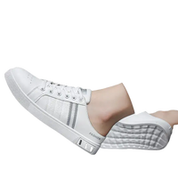 White fashion sneakers.