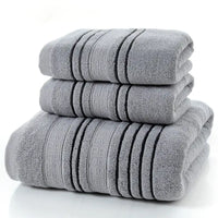 Cotton Luxe Bath Towel - Soft & Absorbent Comfort - Gray / 140x70 / CM