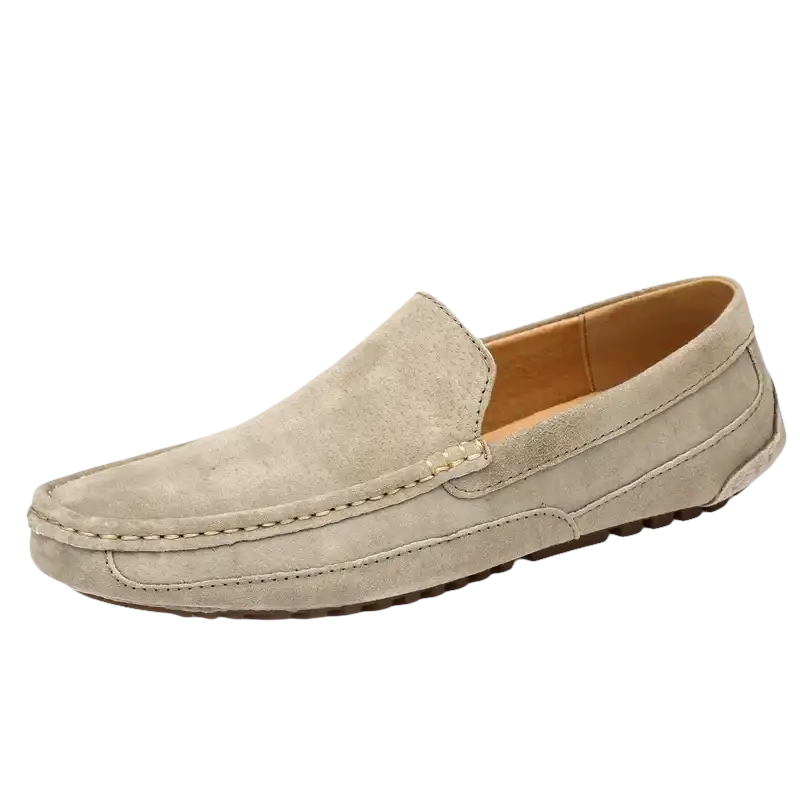 Khaki Men Loafers / 38