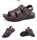 Genuine Leather Shoes for Men Summer New Men Sandals Luxury High Quality Cowhide Beach Shoes Outdoor Anti Slip Men