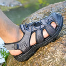Men Large Soft Sole Summer New Slippers Baotou Breathable Beach Shoes Outdoor Casual Shoe Chaussure Homme Size platform