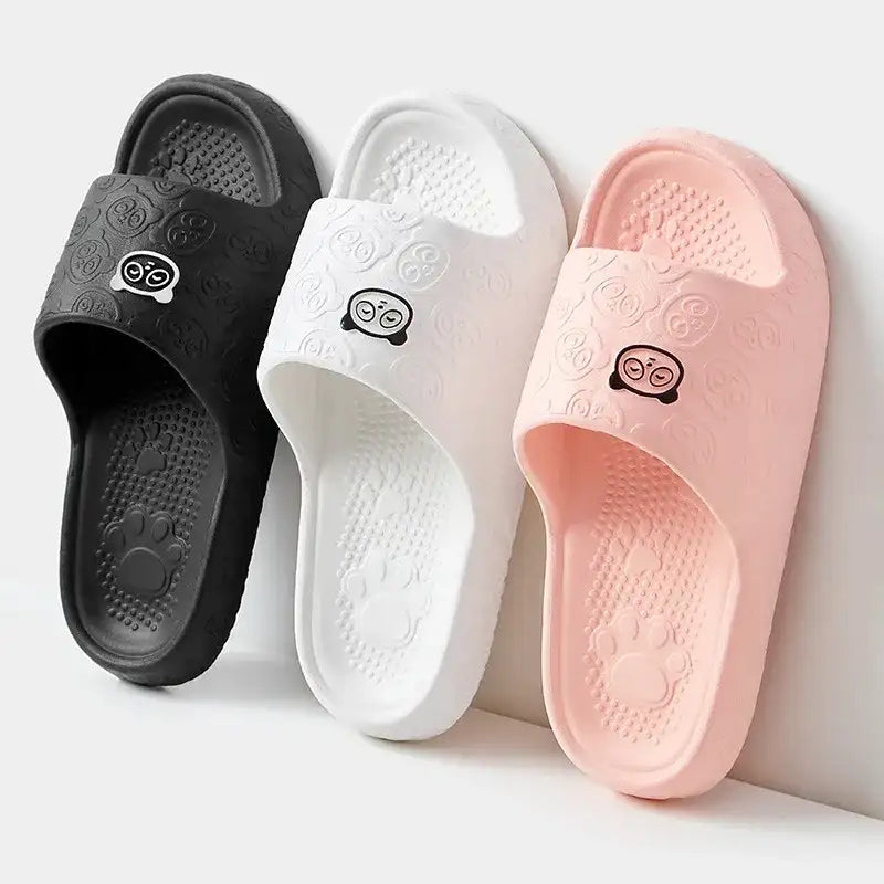 Cute Panda Summer EVA Non Slip Slippers Female
