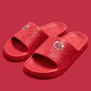 Non-slip Slippers Female Outer Wear 2024 New Bathroom Bathroom Indoor Home Sandals Female Summer Eva - Red / 36-37