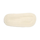 Cream-colored shoe sole with zigzag pattern.