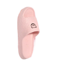 Pink cartoon-decorated slipper.
