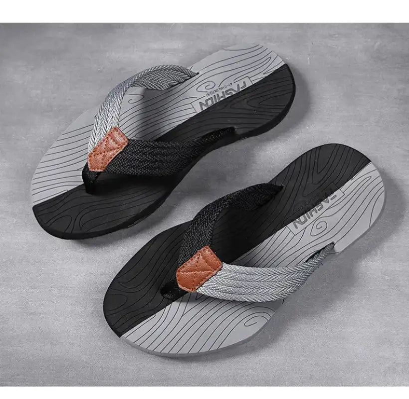 Slippers Men Summer New Casual Flip Flops Men’s Sandals Wear Anti-skid Beach Sandal Shoe Slipper