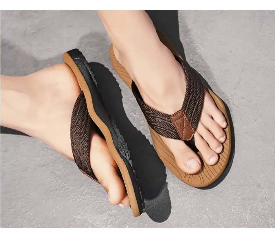 Slippers Men Summer New Casual Flip Flops Men’s Sandals Wear Anti-skid Beach Sandal Shoe Slipper