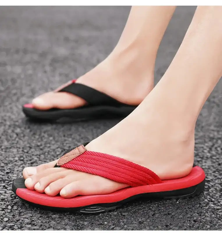 Slippers Men Summer New Casual Flip Flops Men’s Sandals Wear Anti-skid Beach Sandal Shoe Slipper