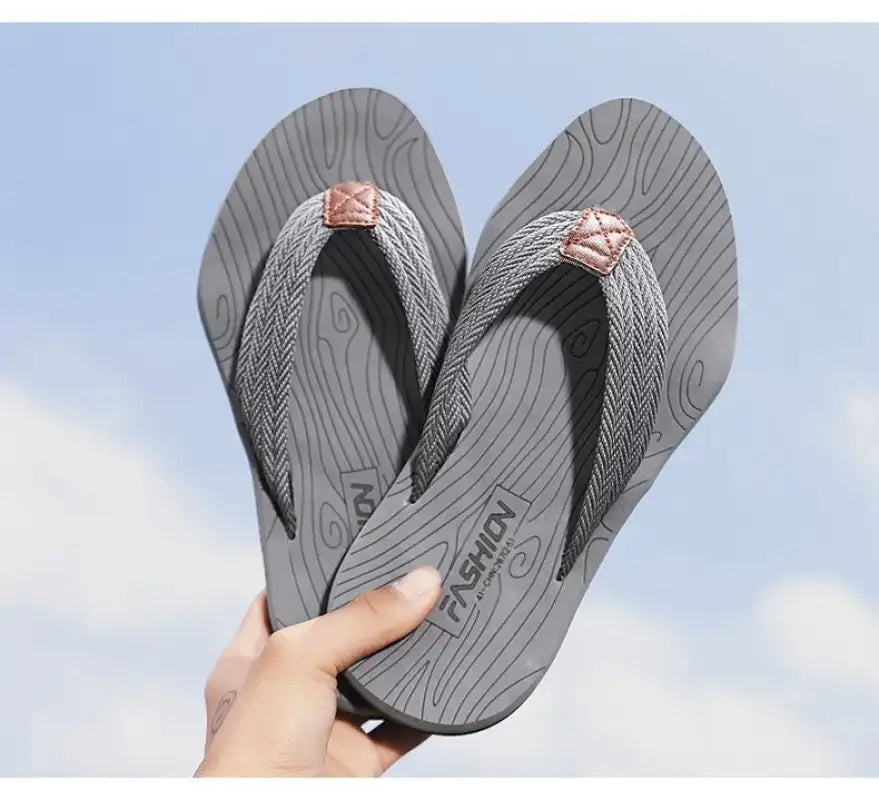 Slippers Men Summer New Casual Flip Flops Men’s Sandals Wear Anti-skid Beach Sandal Shoe Slipper