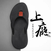 Slippers Men Summer New Casual Flip Flops Men’s Sandals Wear Anti-skid Beach Sandal Shoe Slipper - black / 40
