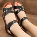 Women’s Mum Sandals Summer New Solid Colour Comfortable Shoes Open Toe Non-slip Lightweight Slippers Sandalias Feminino