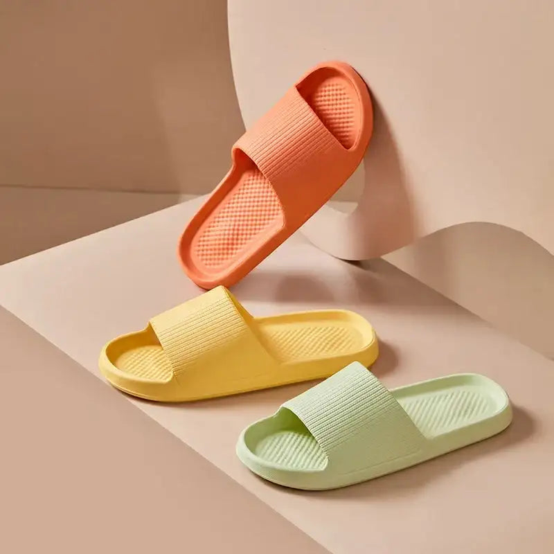 Comfy Women Summer Slippers Men Home Shoes