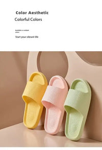 Women Summer Slippers Men Home Shoes Household Indoor Bathroom Bathing Couple EVA Slippers Sandals Slippers Anti-slip