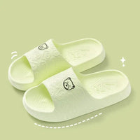Women Summer EVA Slippers Indoor Home Bath Non Slip Soft Wide Comfort Couple Slippers Unisex Outdoor Beach Flip Flops