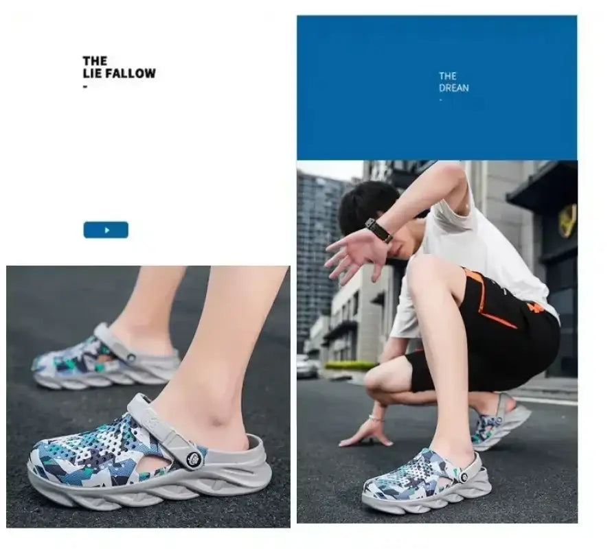Flat sandals men’s shoes EVA slippers garden platform sandals men’s summer sandals new men’s sports shoes outdoor home