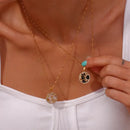 Sun Moon XINGX Shell Necklace