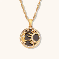 Sun Moon XINGX Shell Necklace - Black Shell