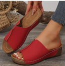 Summer Women Shoes Sandals Open Toe Ladies Shoes Slip On Women Shoe Wedge Women’s Shoes Beach Women Slippers Female