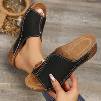 Summer Women Shoes Sandals Open Toe Ladies Shoes Slip On Women Shoe Wedge Women’s Shoes Beach Women Slippers Female