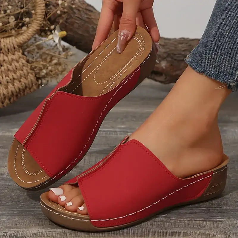 Sweet Summer Women Shoes Open Toe Ladies Slippers