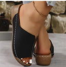Summer Women Shoes Sandals Open Toe Ladies Shoes Slip On Women Shoe Wedge Women’s Shoes Beach Women Slippers Female