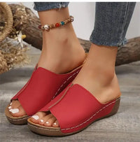 Summer Women Shoes Sandals Open Toe Ladies Shoes Slip On Women Shoe Wedge Women’s Shoes Beach Women Slippers Female