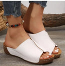 Summer Women Shoes Sandals Open Toe Ladies Shoes Slip On Women Shoe Wedge Women’s Shoes Beach Women Slippers Female