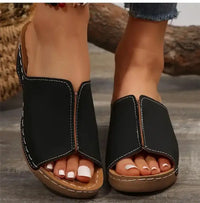 Summer Women Shoes Sandals Open Toe Ladies Shoes Slip On Women Shoe Wedge Women’s Shoes Beach Women Slippers Female