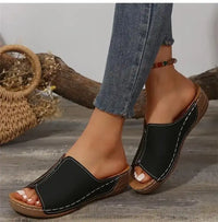 Summer Women Shoes Sandals Open Toe Ladies Shoes Slip On Women Shoe Wedge Women’s Shoes Beach Women Slippers Female