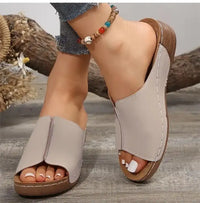 Summer Women Shoes Sandals Open Toe Ladies Shoes Slip On Women Shoe Wedge Women’s Shoes Beach Women Slippers Female