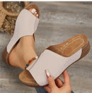 Summer Women Shoes Sandals Open Toe Ladies Shoes Slip On Women Shoe Wedge Women’s Shoes Beach Women Slippers Female