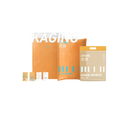 Assorted product packaging.