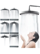 Rainfall shower head with multiple spray modes.