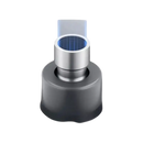 Gray and silver cylindrical object.