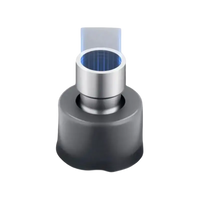 Gray and silver cylindrical object.