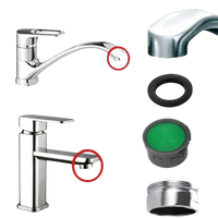 Faucet aerator replacement parts.