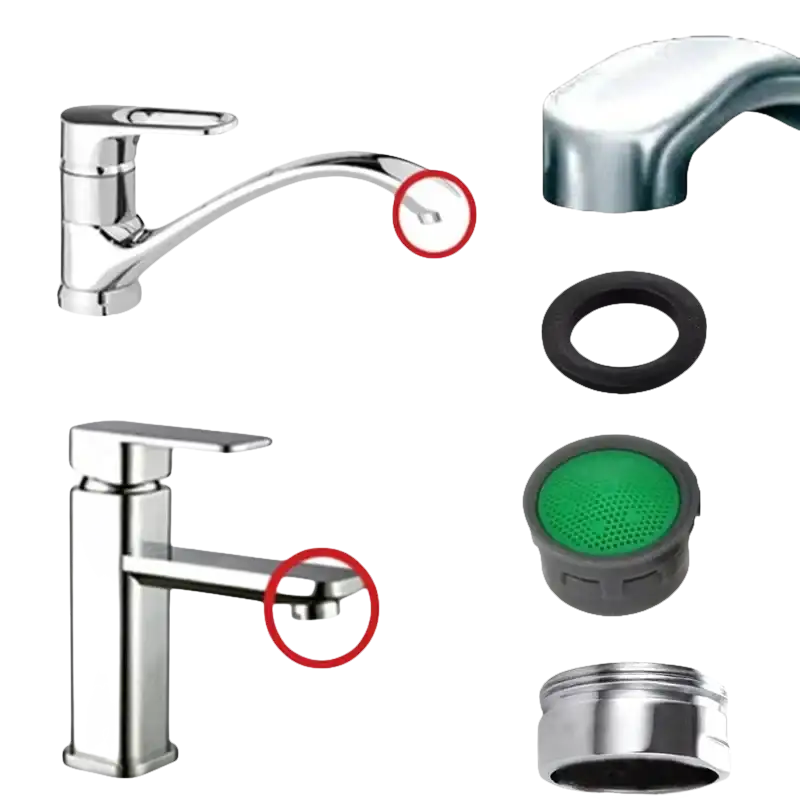 Sweet 10pcs Basin Tap Plastic Insert Replacements