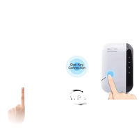 Diagram of connecting a WiFi extender to a router.