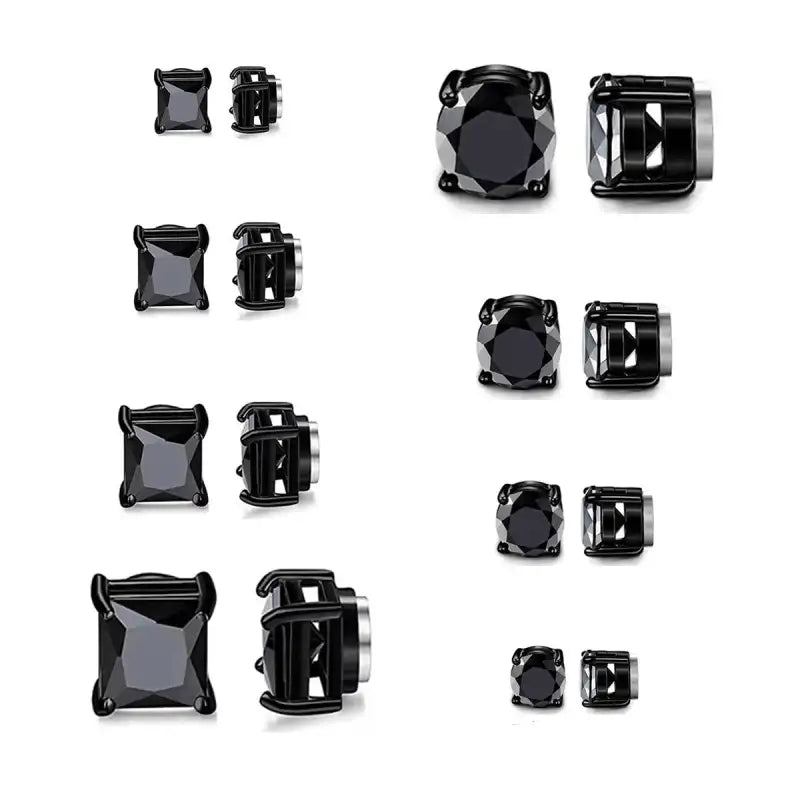 Korean Chic Stainless Steel Clip-On Earrings