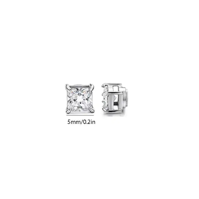 5mm Steel Square 1 Pair