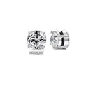 Korean Chic Stainless Steel Clip-On Earrings - 7mm Steel Round 1 Pair