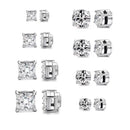 Korean Chic Stainless Steel Clip-On Earrings - Steel Color 1Set
